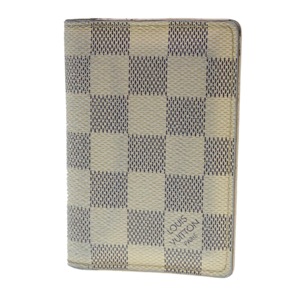 LOUIS VUITTON Damier Azur Organizer Dupoch Card Case N61727 LV Auth 38781 - Picture 13 of 16